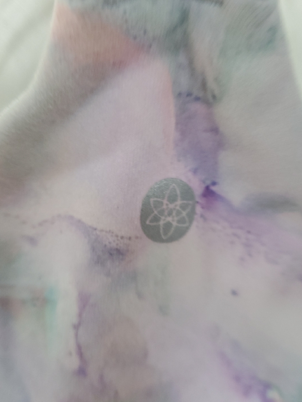 Women's Lavender Tie-Dye Sports Bra SIZE M - Brand: Harnony BALANCE - Picture 6 of 6